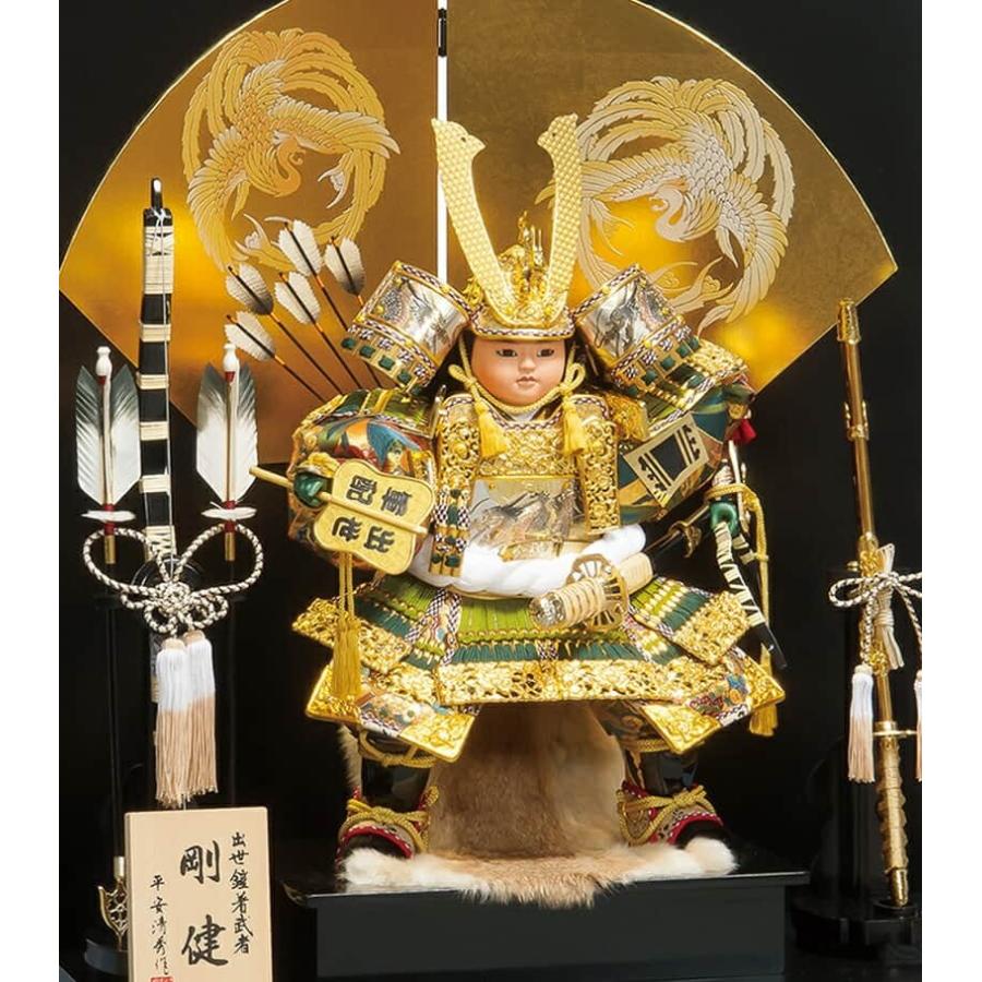 五月人形　平安武者７号 平安豊久 【100周年記念祭】五月人形 豊久 子供大将飾り 武者人形 平