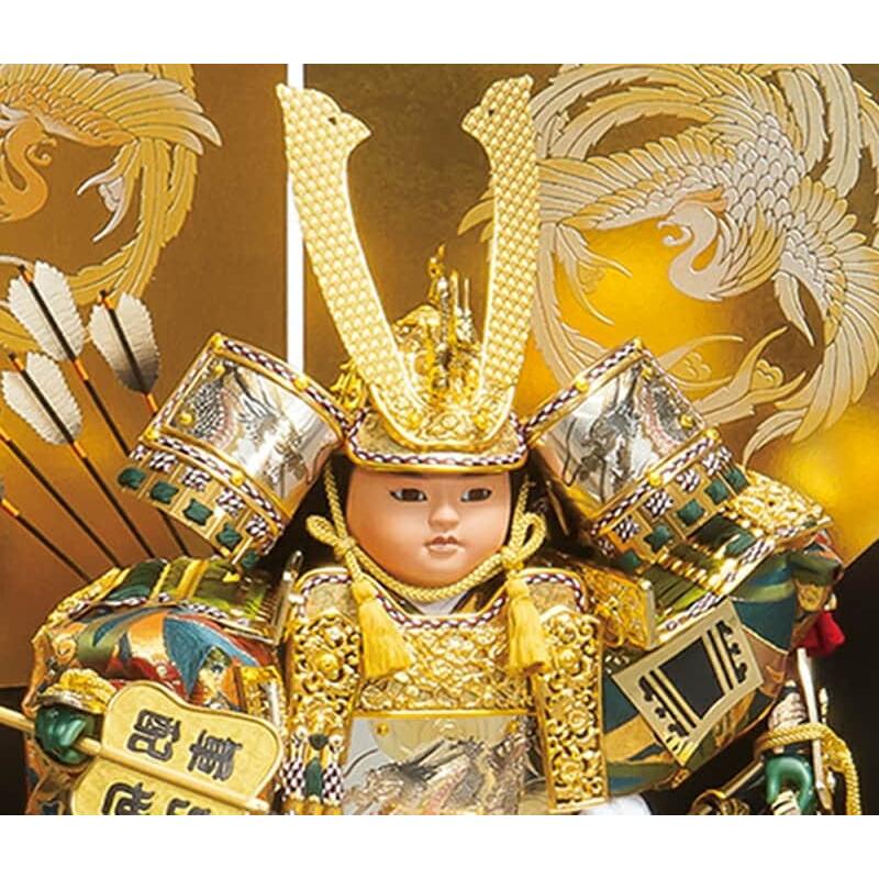 平安豊久 【100周年記念祭】五月人形 豊久 子供大将飾り 武者人形 平