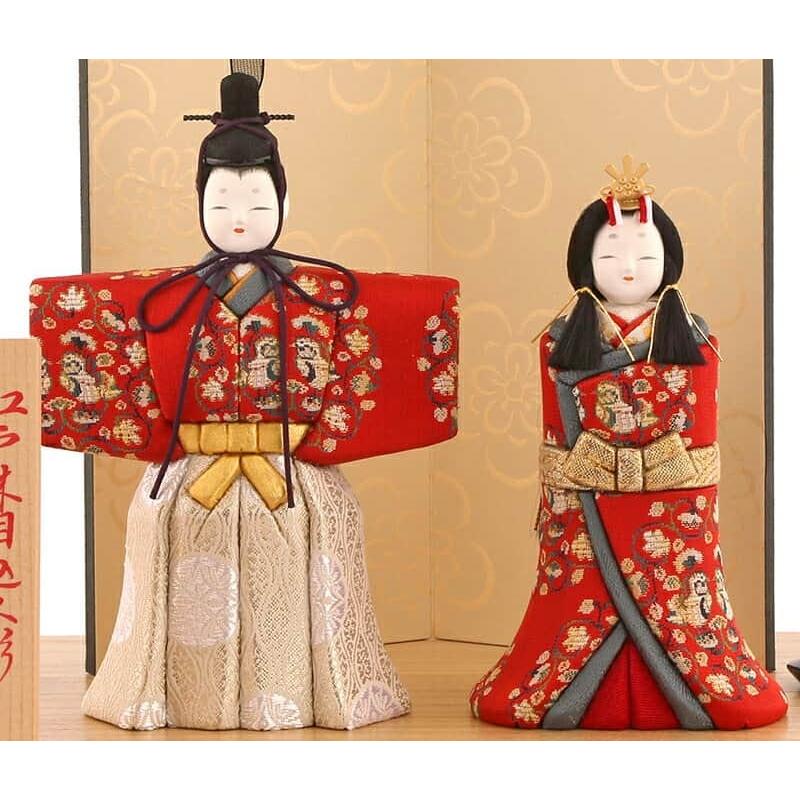 一秀 【100周年記念祭】雛人形 コンパクト ひな人形 木目込人形飾り 平