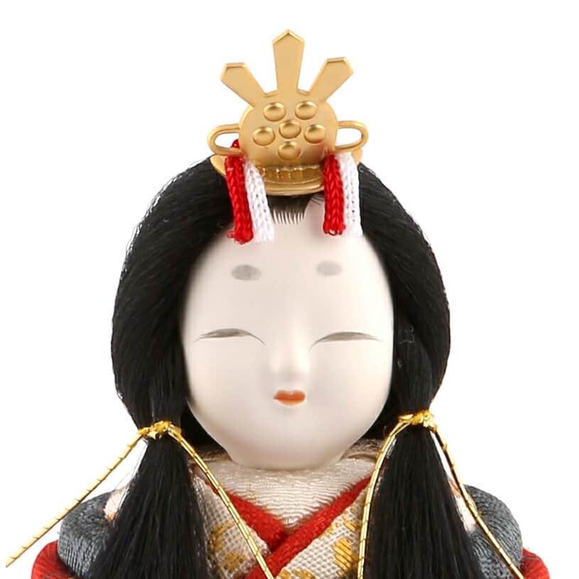 一秀 【100周年記念祭】雛人形 コンパクト ひな人形 木目込人形飾り 平
