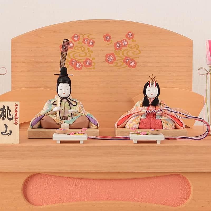 一秀 【100周年記念祭】雛人形 コンパクト ひな人形 木目込人形飾り