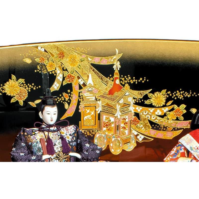 平安豊久 【100周年記念祭】雛人形 ひな人形 雛 三段飾り 五人飾り