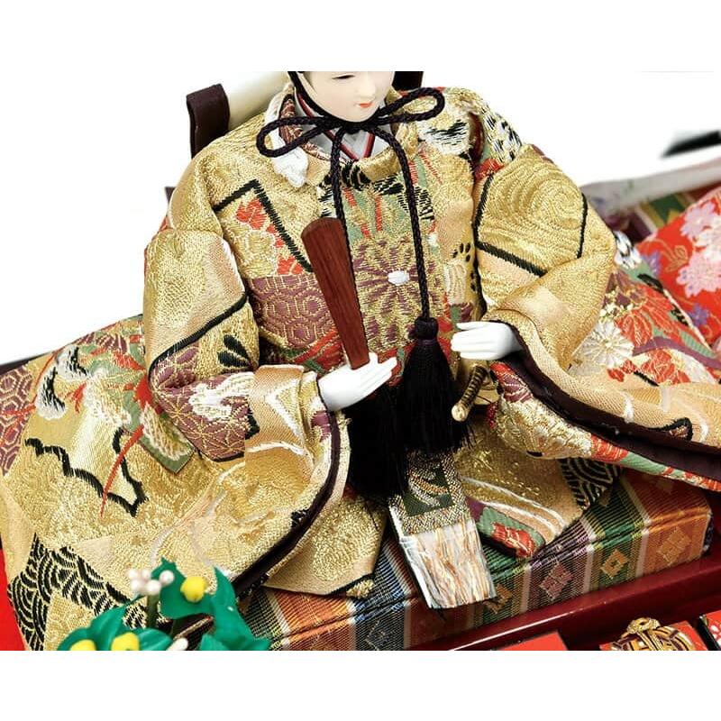 平安豊久 【100周年記念祭】雛人形 ひな人形 ケース飾り 親王飾り 宝雲