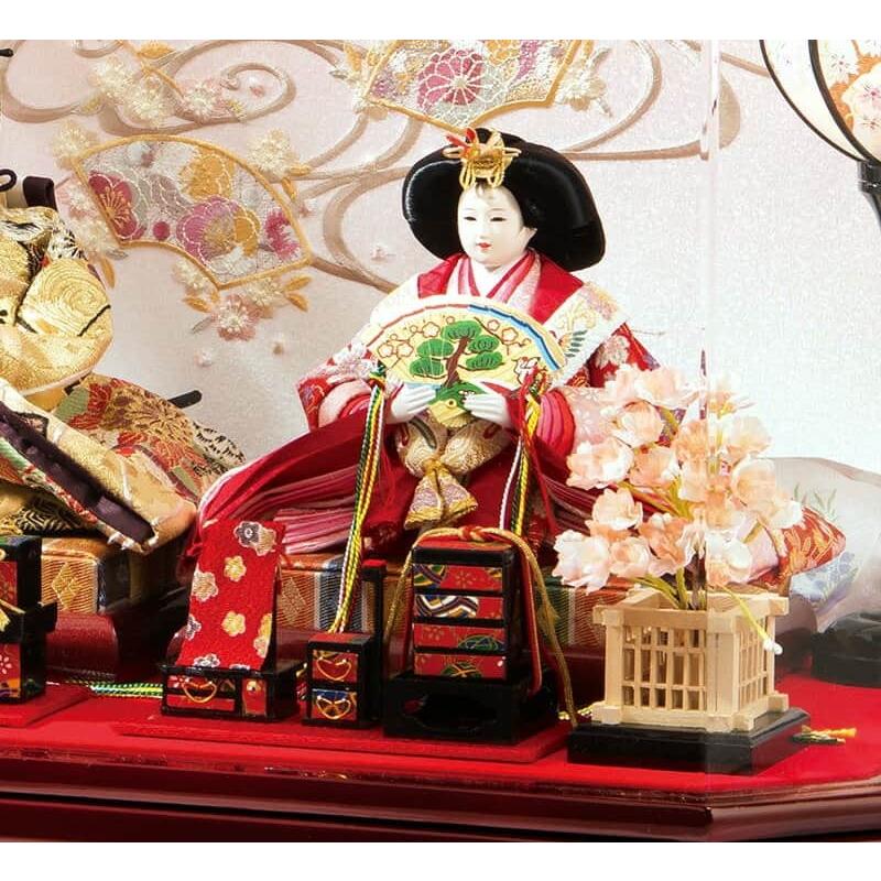 平安豊久 【100周年記念祭】雛人形 ひな人形 ケース飾り 親王飾り 宝雲