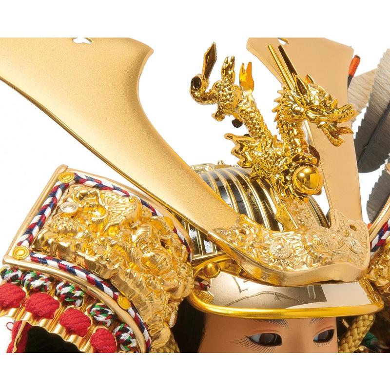 平安豊久 【100周年記念祭】五月人形 豊久 子供大将飾り 武者人形 平