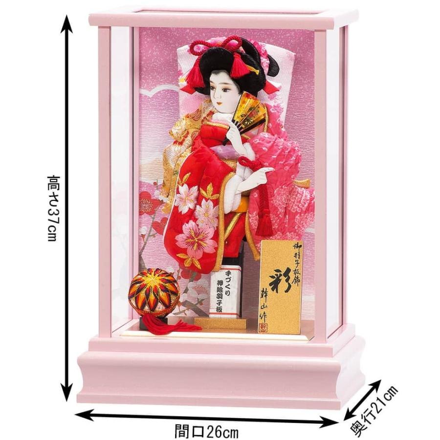 平安豊久 【100周年記念祭】羽子板 ケース飾り 幹山作 彩 早春 押絵