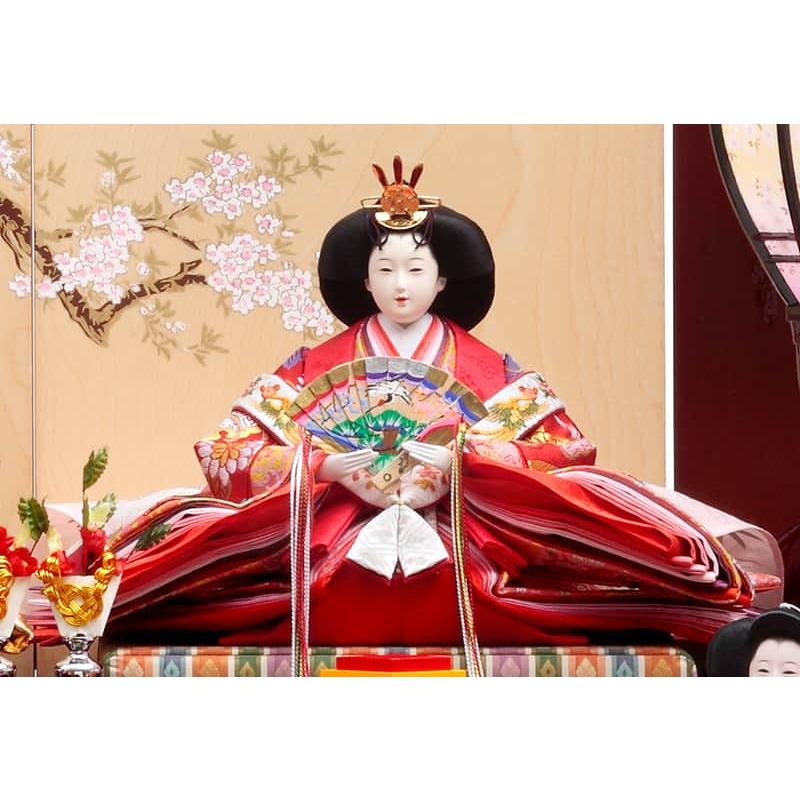 雛人形 久月 ひな人形 雛 三段飾り 五人飾り 銘木シリーズ 栃 雛人形 久月 ひな人形 雛 三段飾り 五人飾り 銘木シリーズ 栃