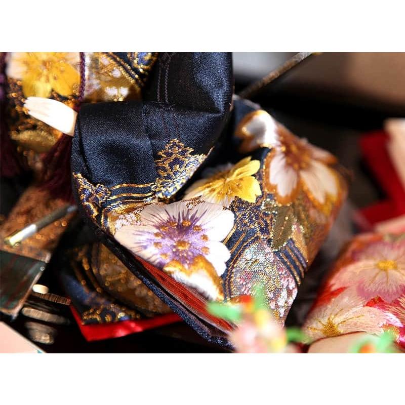 久月 【100周年記念祭】雛人形 ひな人形 雛 コンパクト収納飾り 三