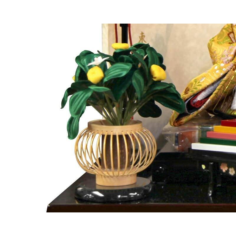 雛人形 久月 ひな人形 雛 平飾り 親王飾り 横山薫作 芥子親王 久月オリジナル頭 h043-k-3312 D-47 雛人形