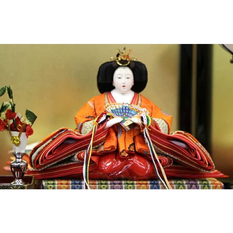 久月 【100周年記念祭】雛人形 ひな人形 雛 七段飾り 十五人飾り 正絹