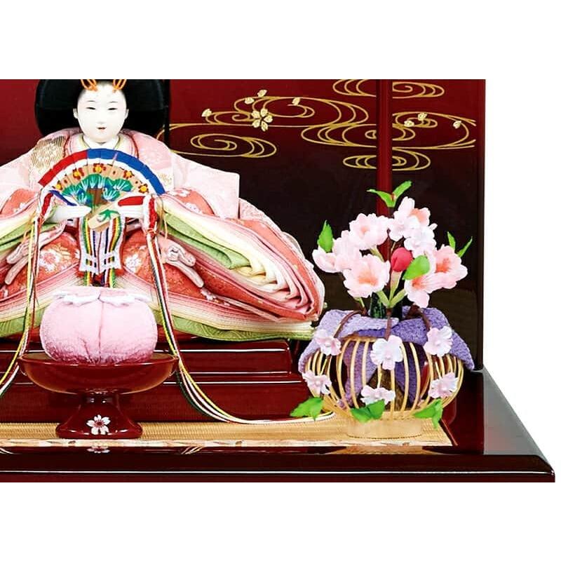 吉徳大光 【100周年記念祭】雛人形 コンパクト ひな人形 雛 収納飾り