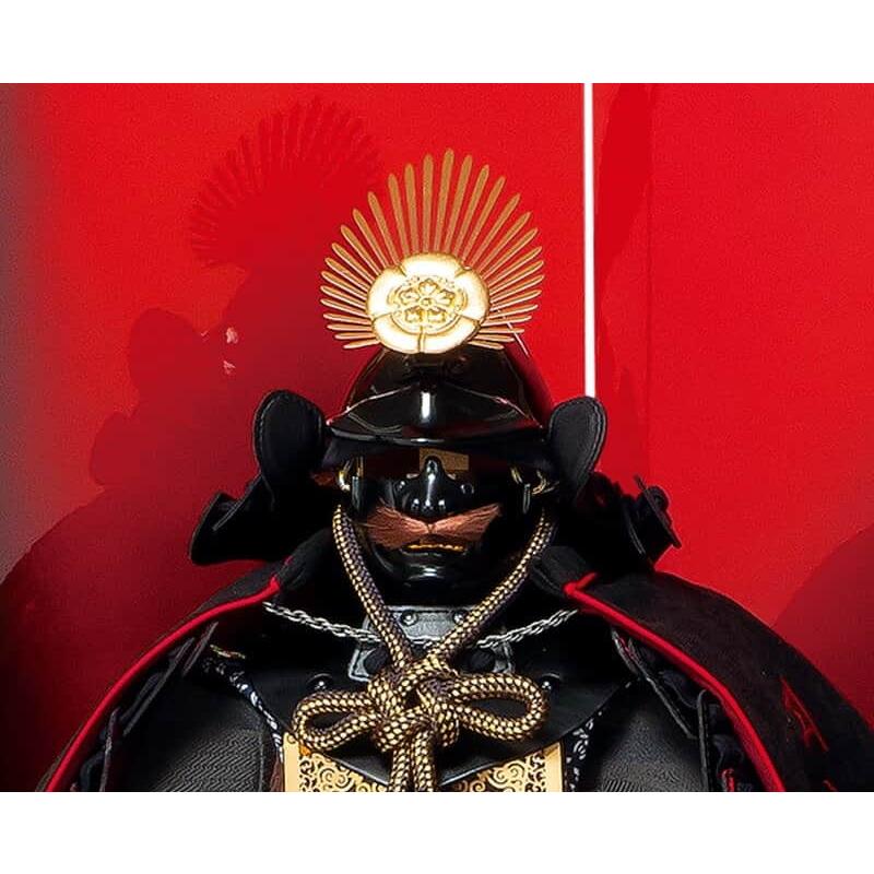 平安豊久 五月人形 豊久 織田信長公 鎧平飾り 鎧飾り 鈴甲子雄山作 吉