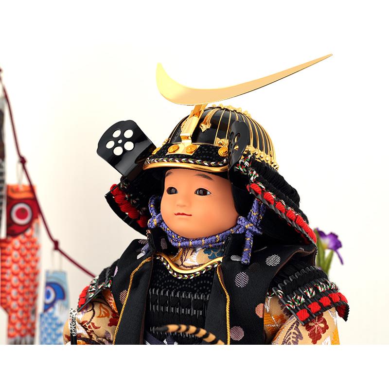 五月人形 コンパクト 吉徳 伊達政宗公 子供大将飾り 武者人形 平