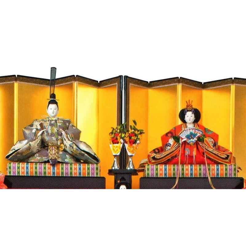 久月 雛人形 ひな人形 雛 七段飾り 十五人飾り 平安雛幸作 京雛 西陣織