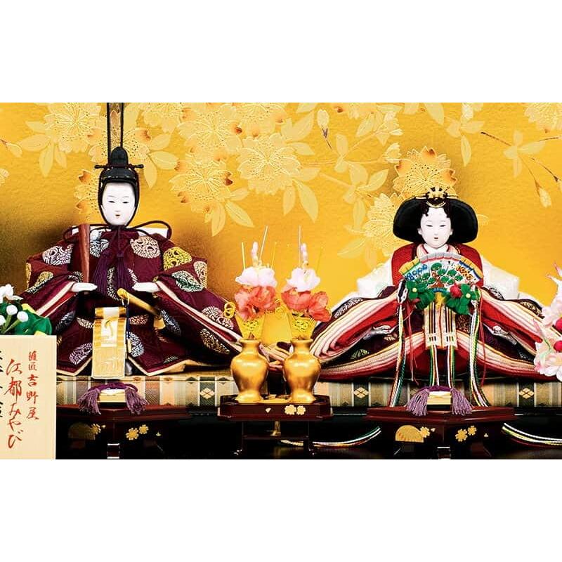 【新商品】 雛人形 吉徳大光 ひな人形 雛 平飾り 親王飾り 江都みやび 御雛 束帯十二単 正絹 京十一番親王 h033-ys-305121 【LWH2729478410】(95128円)