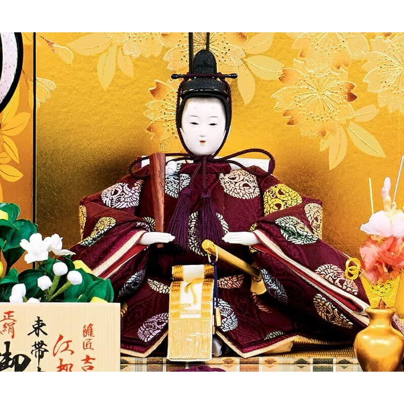【新商品】 雛人形 吉徳大光 ひな人形 雛 平飾り 親王飾り 江都みやび 御雛 束帯十二単 正絹 京十一番親王 h033-ys-305121 【LWH2729478410】(95128円)