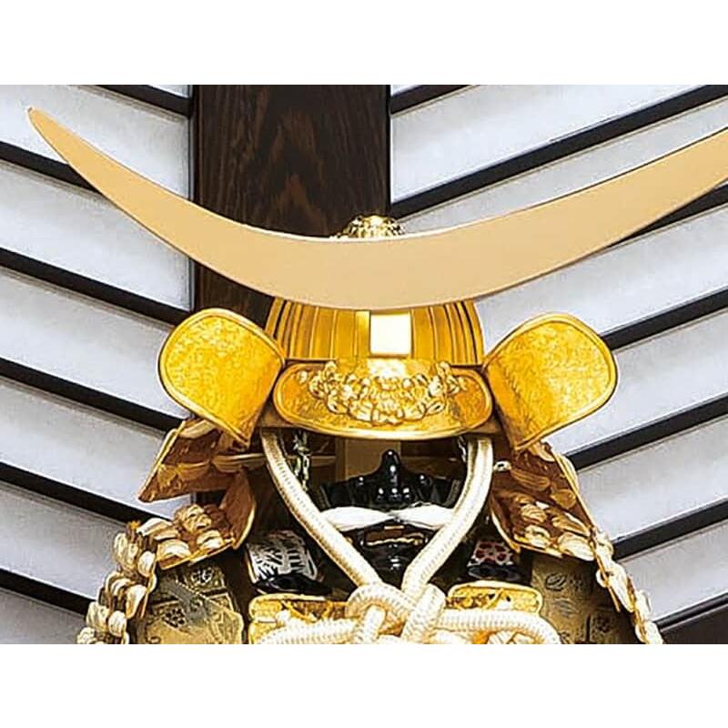 五月人形 豊久 伊達政宗公 鎧平飾り 鎧飾り 忠保作 矧ぎ合せ筋鉢 7号 紗張り京櫃 h055-mo-501430 GF-081