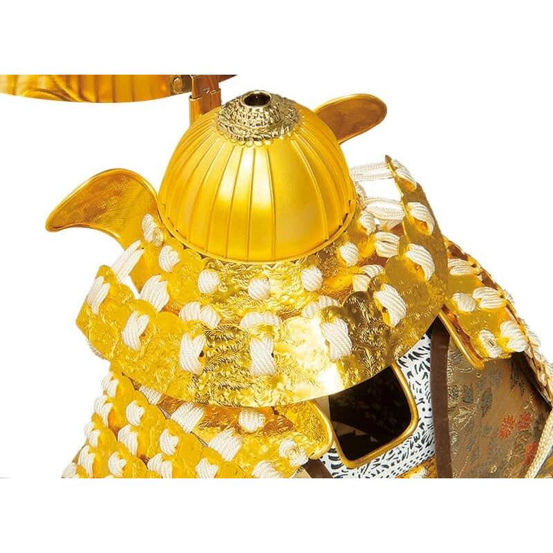 五月人形 豊久 伊達政宗公 鎧平飾り 鎧飾り 忠保作 矧ぎ合せ筋鉢 7号 紗張り京櫃 h055-mo-501430 GF-081