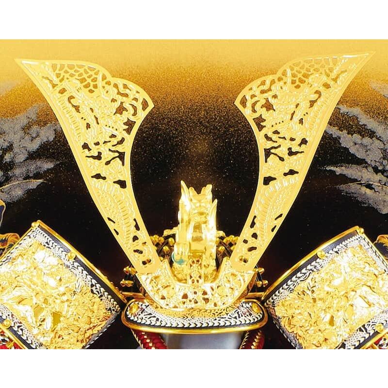 85 金箔山水　高床台　飾り台　台　五月人形 85 金箔山水 高床台 飾り台 台 五月人形 兜、鎧、子供大将など