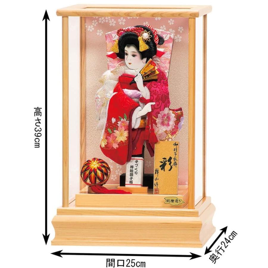 羽子板ケース　大型　平安 30号 オルゴール付き 平安豊久 【100周年記念祭】羽子板 ケース飾り 幹山作 彩 古代 押絵