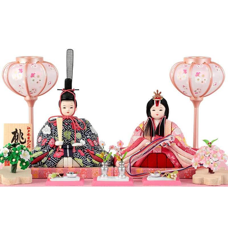 一秀 【100周年記念祭】雛人形 コンパクト ひな人形 木目込人形飾り