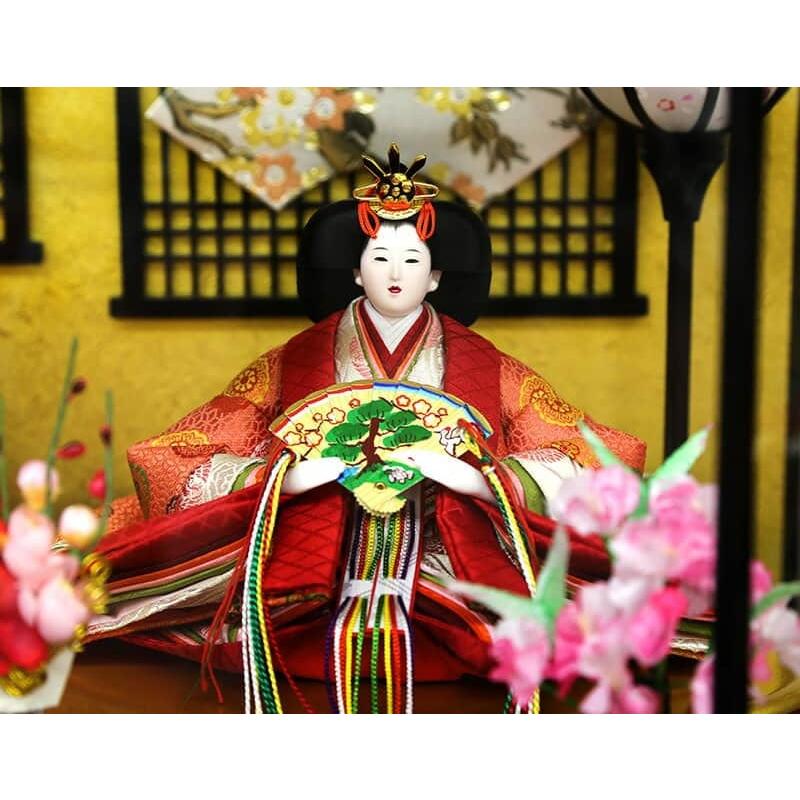 久月 【100周年記念祭】雛人形 ひな人形 ケース飾り 親王飾り 御雛