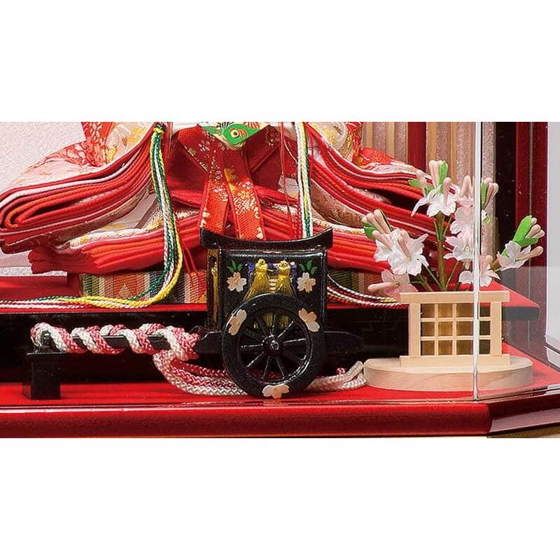平安豊久 【100周年記念祭】雛人形 コンパクト ひな人形 ケース飾り