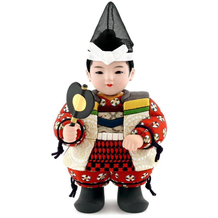 一秀 【100周年記念祭】五月人形 コンパクト 子供大将飾り 武者人形