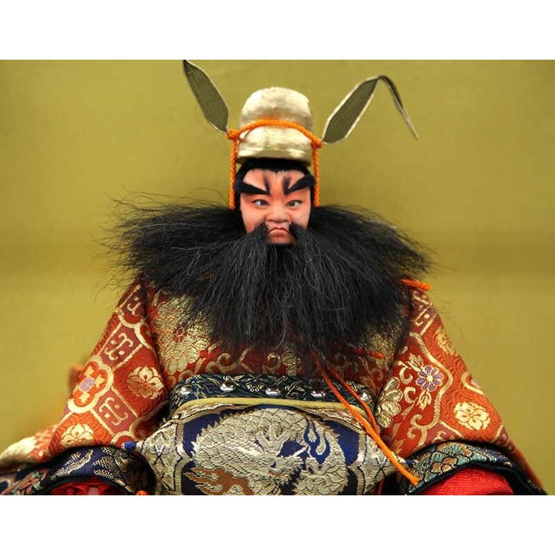 久月 【100周年記念祭】五月人形 鍾馗人形 ケース飾り 武者人形 4号