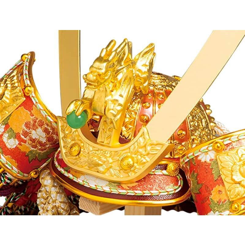 【100周年記念祭】五月人形 コンパクト 豊久 兜収納飾り 兜飾り 風樹 正絹糸縅 9号 h085-mo-502970 GH-114_6