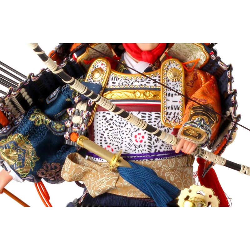 100周年記念祭】五月人形 武者人形 平飾り 津田蓬生作 平安武者 弓勢