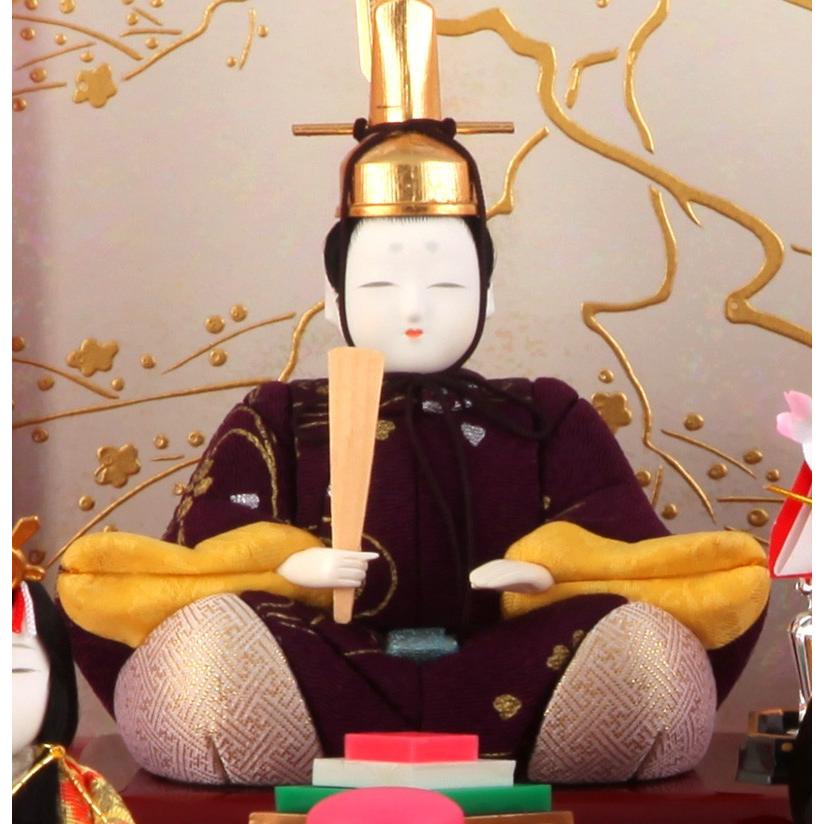 一秀 【100周年記念祭】雛人形 飾り方 コンパクト おしゃれ 木目込み