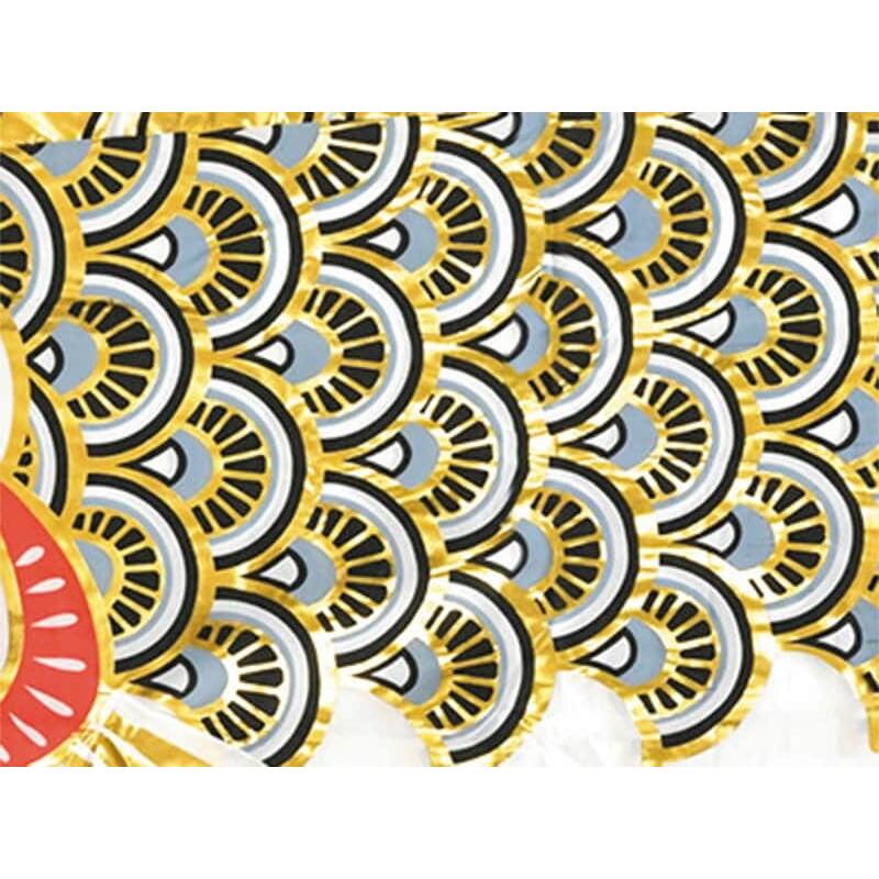 こいのぼり フジサン鯉 鯉のぼり 庭園用 5m 6点セット 黄金鯉セット