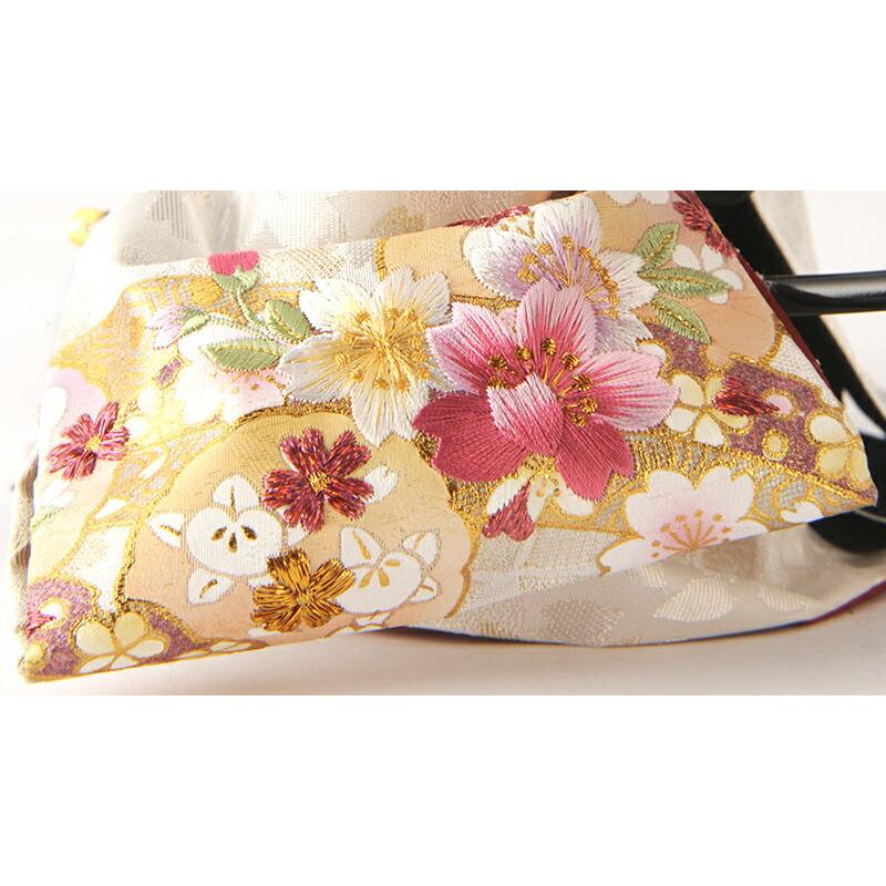 雛人形 飾り方 収納飾り 三段 名匠・逸品飾り 菊華雛 御雛 金彩刺繍 玉