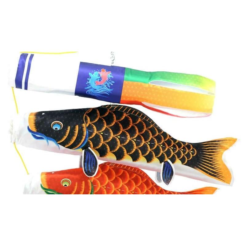 関税負担なし☆こいのぼり 人形の久月 鯉のぼり 室内用 久月オリジナル すこやか鯉 ポリエステルサテン kk-koi-tk618