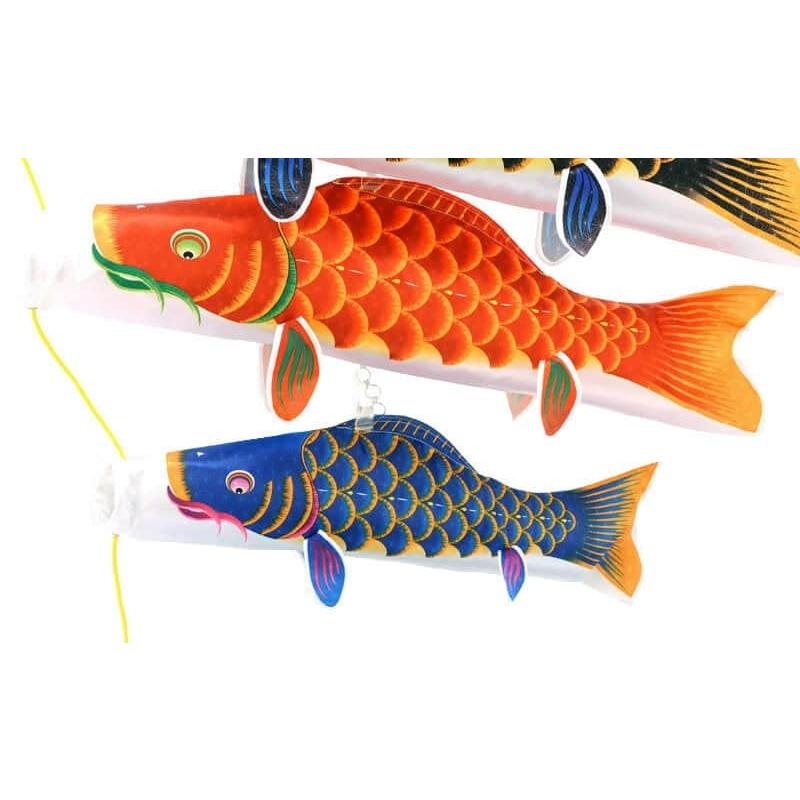 関税負担なし☆こいのぼり 人形の久月 鯉のぼり 室内用 久月オリジナル すこやか鯉 ポリエステルサテン kk-koi-tk618