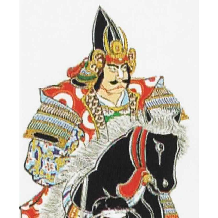 大畑 【100周年記念祭】武者絵のぼり 武者幟 加藤清正 室内用 1.05m