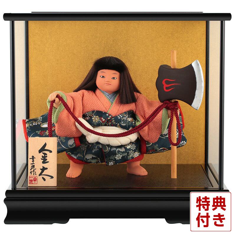 幸一光 【100周年記念祭】五月人形 松崎人形 金太郎 武者人形 ケース