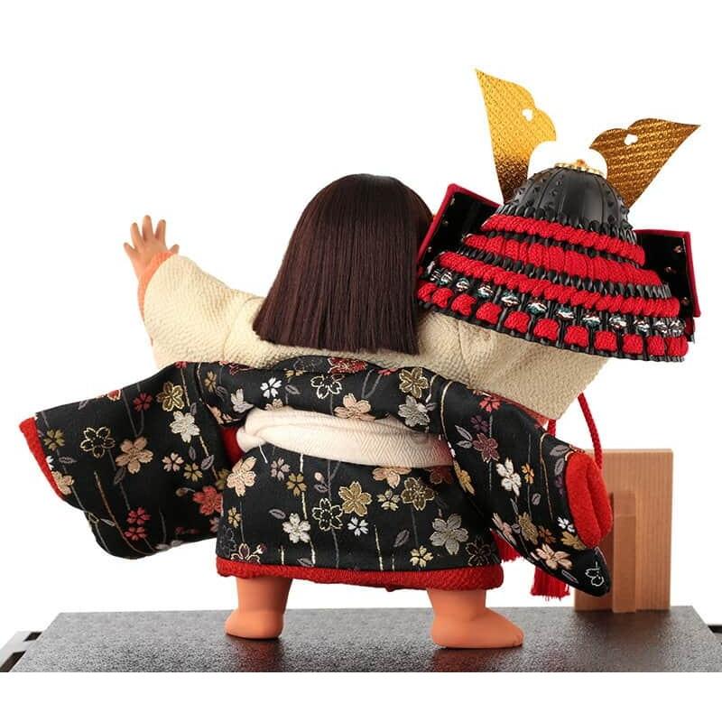 100周年記念祭】五月人形 幸一光 松崎人形 金太郎 武者人形 ケース飾り