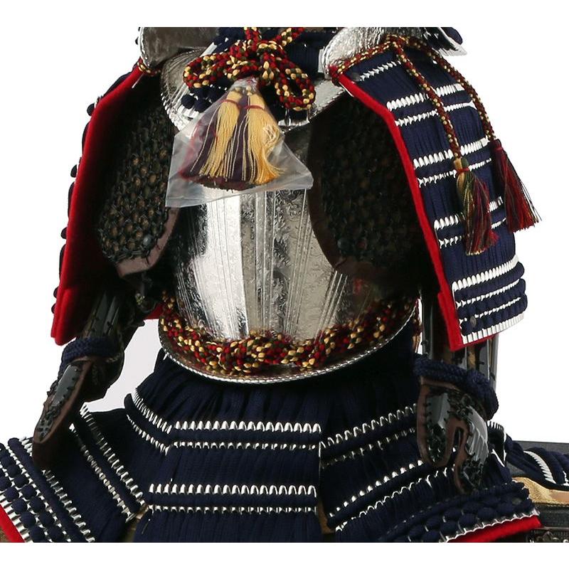 五月人形 　武士の鎧 　忠保作　　約75㌢ 五月人形】10号 金閣 赤糸威 鎧飾り | 忠保作 ｜雛人形・五月人形の