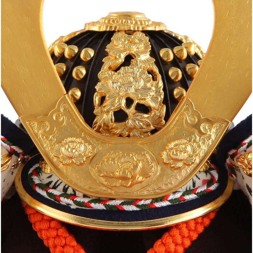 五月人形 平安武久 兜平飾り 兜飾り 肩鎧兜 8号 小札28山 正絹 緋糸中