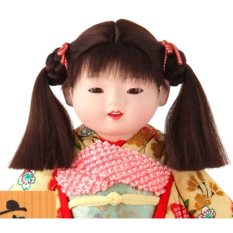 斎藤公司作 市松人形 雛人形 木目込人形 童人形 久月 ケース入り