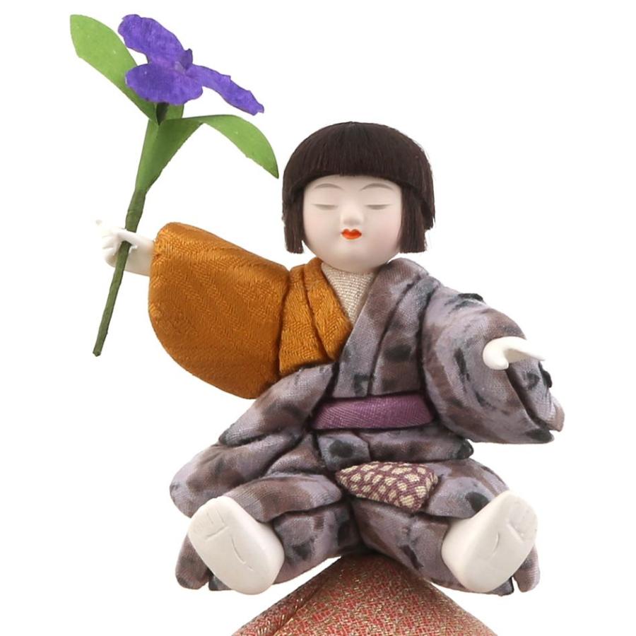 柿沼東光 五月人形 ケース飾り 木目込み人形 出世童子 h265-mi-kt5