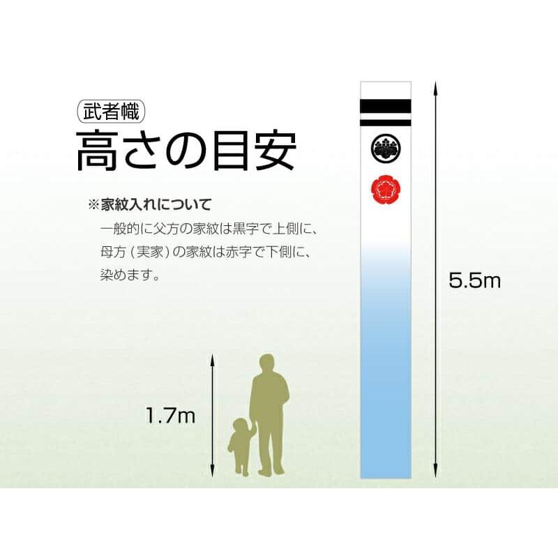 ダイヤ鯉のぼり 武者絵のぼり 豊久 ダイヤ鯉 武者幟 庭園用 0.7×5.5m