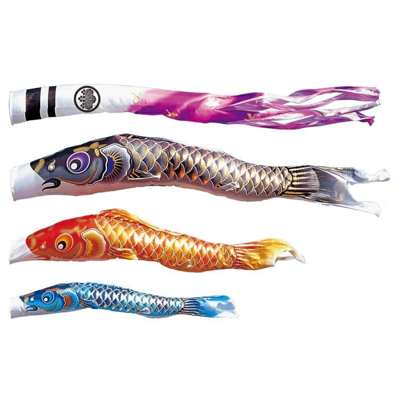 こいのぼり 豊久 ダイヤ鯉 鯉のぼり 庭園用 3m6点 空鯉セット 金箔翔鶴