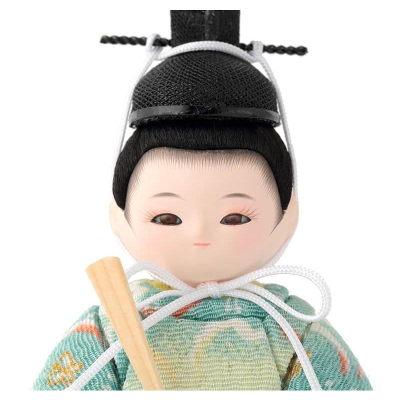 【100周年記念祭】雛人形 ひな人形 木目込人形飾り 段飾り 親王飾り 角田勝俊作 ひなまり(TM) 木製飾り台 木製道具 緑花 h033-n-hinamari-m2-2_3