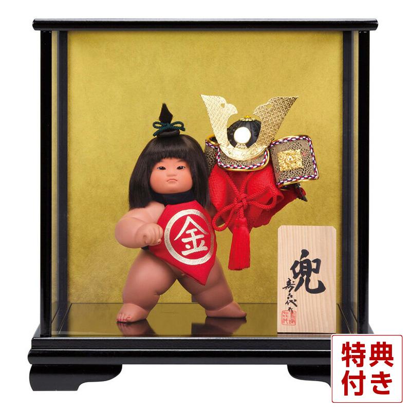 スキヨ人形研究所 【100周年記念祭】五月人形 金太郎 ケース飾り 浮世 