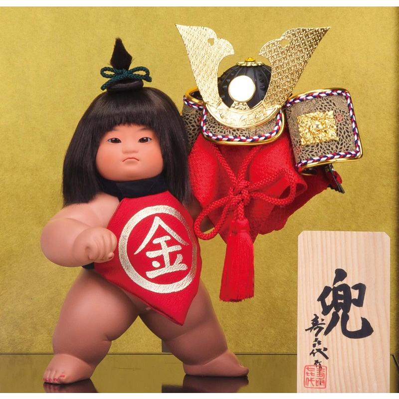 スキヨ人形研究所 【100周年記念祭】五月人形 金太郎 ケース飾り 浮世