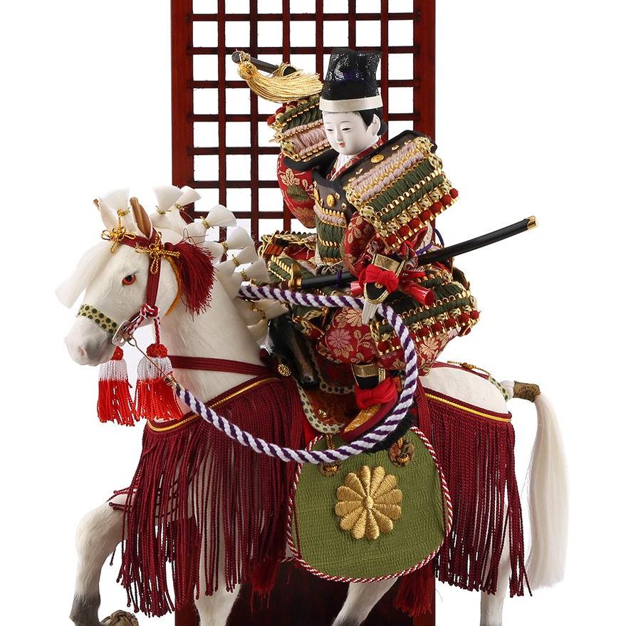 五月人形兜飾り山崎巧絢作