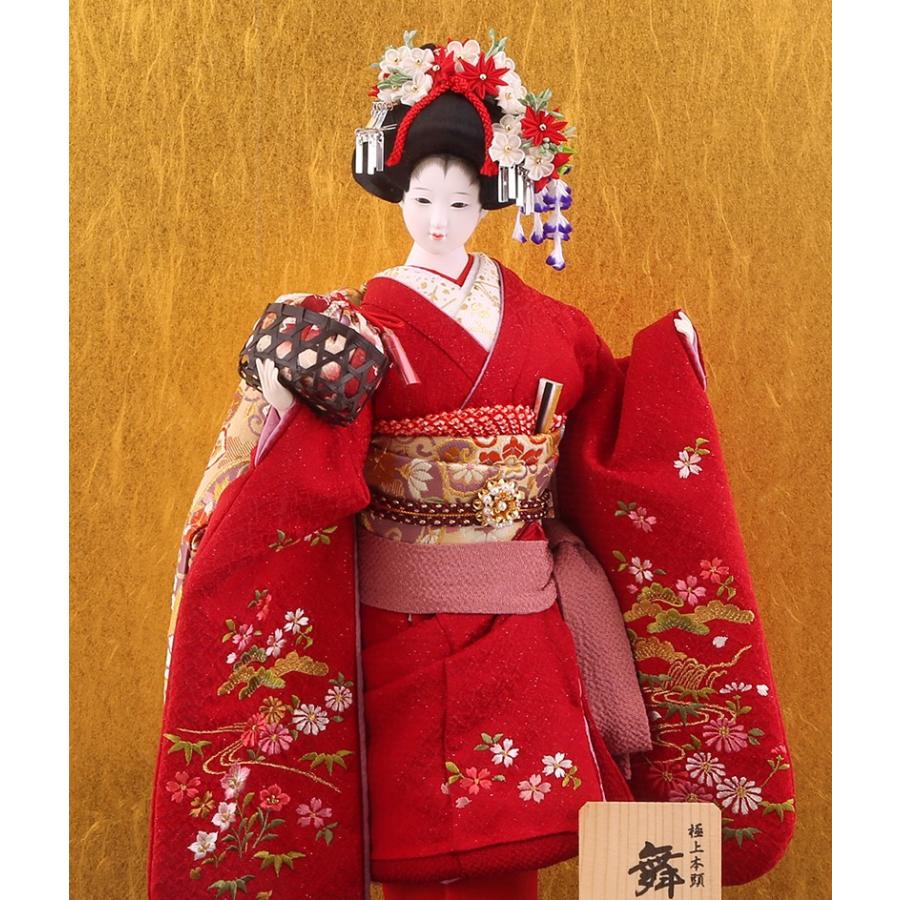 【全品P10%】100周年SALE 日本人形 尾山人形 ケース入り人形 柴田家千代作 極上本頭 舞妓 sk-gjmaiko1003｜2508-honpo｜03